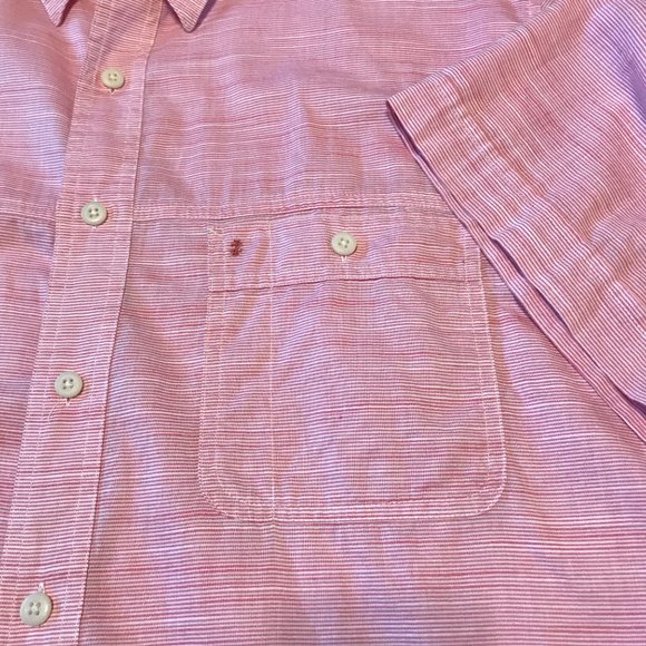 Men's Izod Saltwater Relaxed Classic Button-down Shirt XLT - Picture 3 of 10